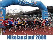 Nikolauslauf 2009 in München über 10 km als Auftakt der Münchner Winterlaufserie. Hier finden sie dann die Fotos (Foto: Martin Schmitz)
